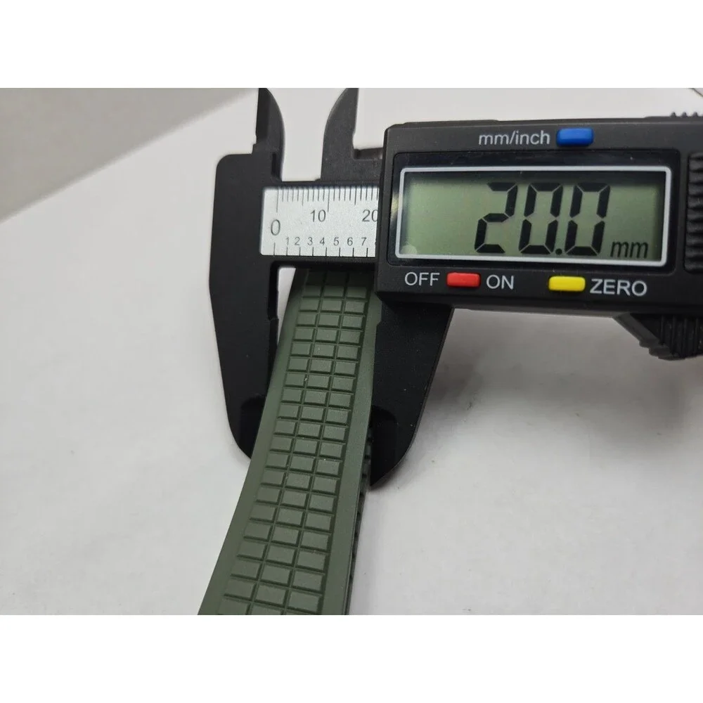 SEURE GR Modern Upgraded Apple Watch Band 49MM Green Black FKM fluoroelastomer